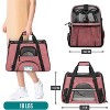 PetAmi Airline Approved Pet Carrier for Cat Dog, Soft Sided Travel Supplies Accessories, Ventilated Carrying Bag Kitten Puppy - 2 of 4