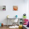 Stupell Industries 17"x17" Kids' Rustic Sports Basketball Wall Art Unframed - 2 of 4