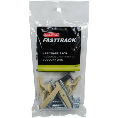 Rubbermaid FastTrack Garage Storage Rail Hardware Pack