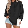 Zeagoo Womens Oversized Hoodies 2025 Fleece Sweatshirts Long Sleeve Pullover with Pocket Fall Winter Outfits Y2k Clothes - 2 of 4