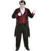 HalloweenCostumes.com Men's Plus Size Dashing Vampire Costume - 2 of 4