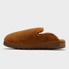 dluxe by dearfoams Women's Saffron Teddy Scuff Slippers - 2 of 4