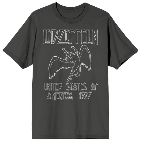 Led zeppelin on sale t shirt 1977