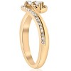 Pompeii3 1/2ct Two Stone Diamond Forever Us Engagement Ring 10k Yellow Gold - 2 of 4