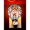 Kevins Gift Shoppe Angel Holding Dove Bird Mosaic Plug-In Nightlight - image 3 of 3