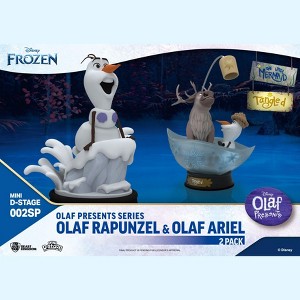 Olaf Presents Series-Olaf Rapunzel & Ariel 2 Pack (Mini Diorama Stage) - 1 of 3