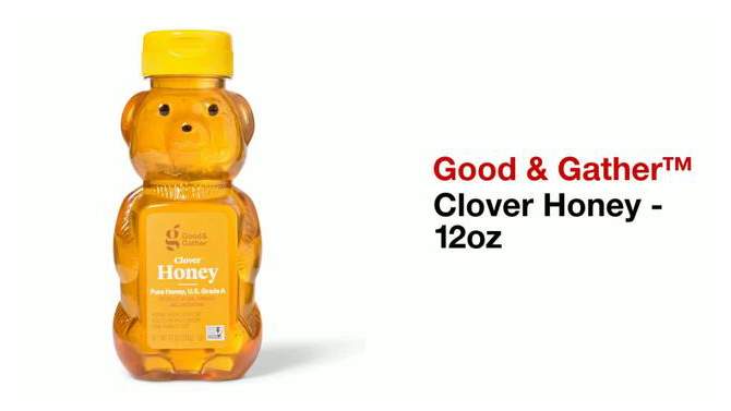 Pure Clover Honey - 12oz - Good &#38; Gather&#8482;, 2 of 9, play video