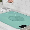 LunaLulinlk Dish Drying Mat Thick Absorbent Microfiber Mat for Under Dryer Rack 16x18 In Mint - 4 of 4