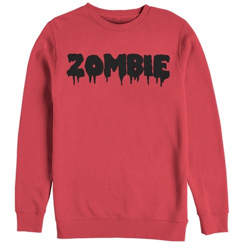 Women's CHIN UP Halloween Zombie Drip Sweatshirt - image 1 of 3