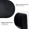 Iapygia Contemporary Tufted Wooden Upholstered Club Chair with Metal Legs  for Bedroom and Living Room Club Chair  | ARTFUL LIVING DESIGN - 4 of 4