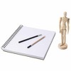Brea Reese Wooden Artist Manikin - 1pc Posable Drawing Reference, Compact - 4 of 4