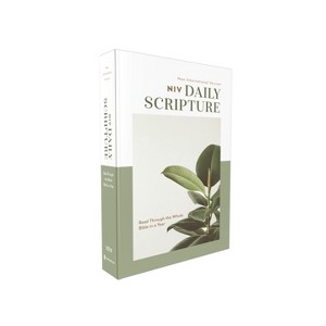 Niv, Daily Scripture, Paperback, White/Sage, Comfort Print - by  Zondervan - 1 of 1