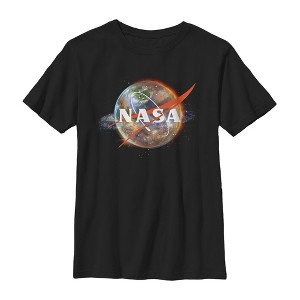 Boy's NASA Planetary Swirl Logo T-Shirt - 1 of 4