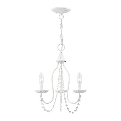 Livex Lighting Alessia 3 - Light Chandelier in  Antique White
