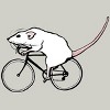 Men's Design By Humans Cycling Rat By TeaandInk T-Shirt - 2 of 3