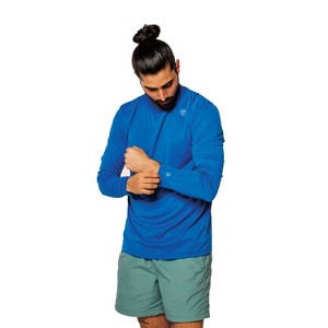 Vapor Apparel Men's Repreve UPF 50+ UV Sun Protection Long Sleeve Performance Shirt - 1 of 2