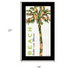 HomeRoots Beach Take Me There Black Framed Print Wall Art - 3 of 4