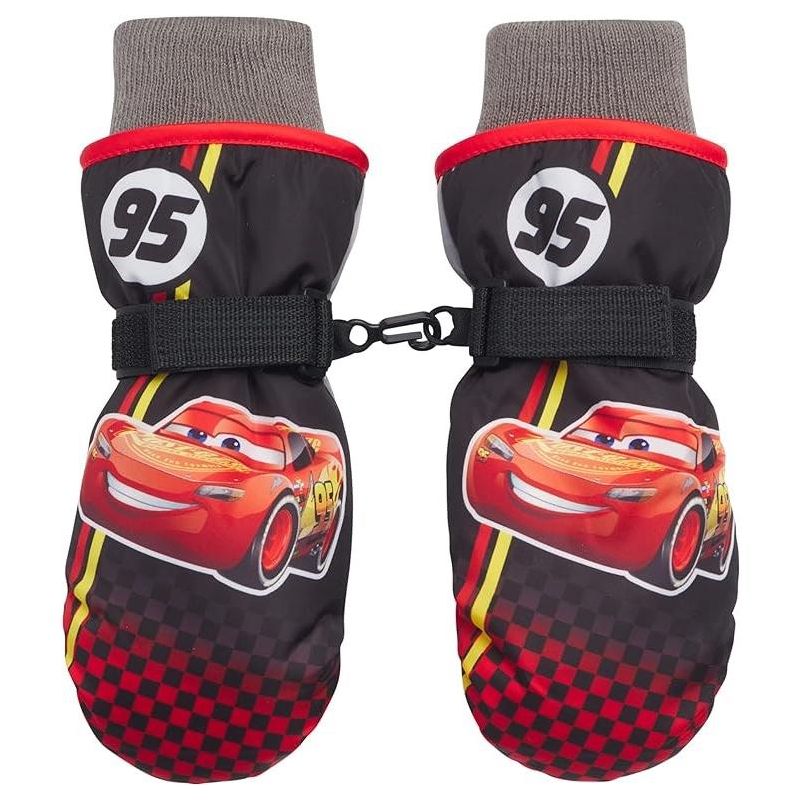 Disney Lightning McQueen Cars Insulated Snow Ski Gloves or Mittens – Boys Ages 2-7, 1 of 4