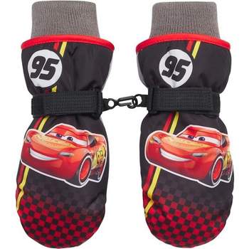 Disney Lightning McQueen Cars Insulated Snow Ski Gloves or Mittens – Boys Ages 2-7