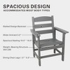 Sapphtopaz Outdoor Dining Set Fashionable Patio Dining Set with Armchairs for Terrace, Poolside, Backyard - 3 of 4