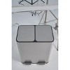 Stainless Steel Kitchen Trash Can - 2 of 4