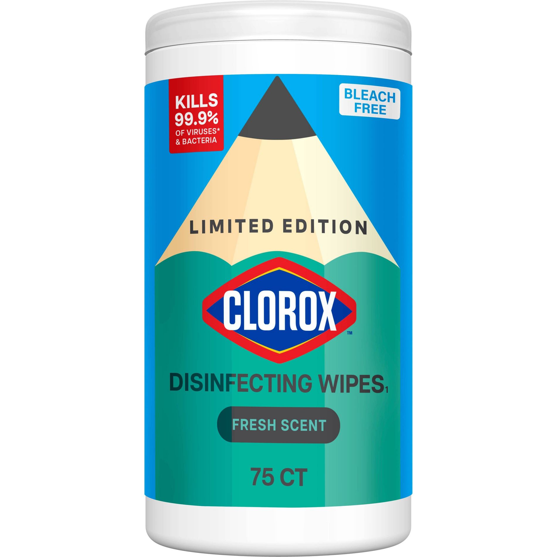 Clorox Fresh Scent Limited Edition Back to School Variety Pack Disinfecting Cleaning Wipes - 75ct