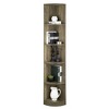 FC Design 5 Tier Corner Bookcase Wooden Display Shelf Storage Rack Multipurpose Shelving Unit - 4 of 4