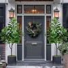 Fiddle Leaf Fig Artificial Tree 6FT Faux Ficus Lyrata Plant with Black Planter Pot, Potted Fake Fiddle Leaf Fig Tree for Indoor - 4 of 4