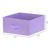 REGALWOVEN Collapsible Fabric Storage Bin with Handle for Organizing Clothes Books - 4 of 4