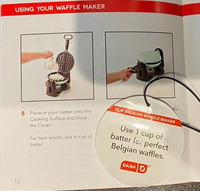 Dash No-drip Nonstick Waffle Maker - Aqua : Target