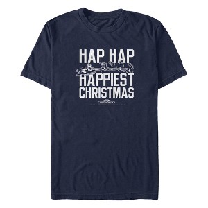 Men's National Lampoon's Christmas Vacation Hap Hap Happiest Christmas T-Shirt - 1 of 4