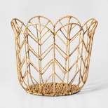 Tulip Shaped Woven Basket - Pillowfort™