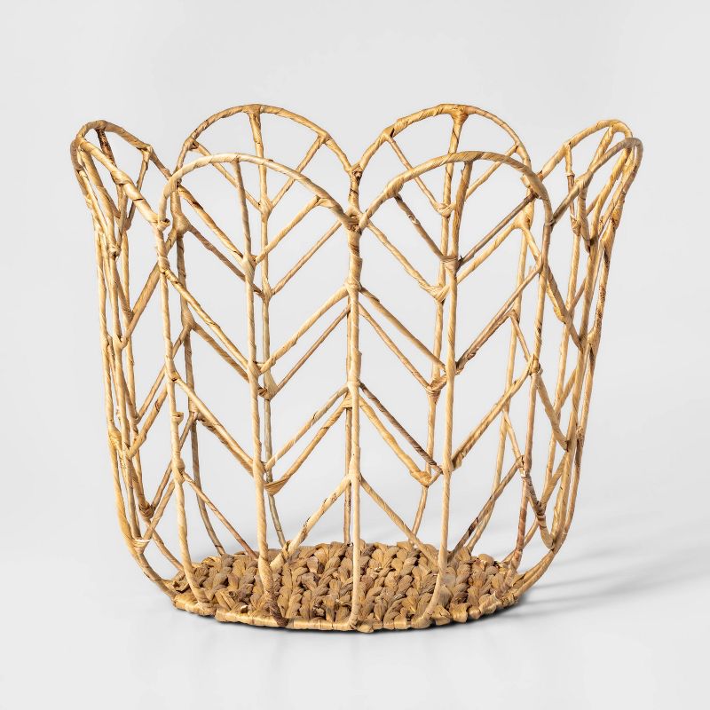 Tulip Shaped Kids' Woven Basket - Pillowfort™, 1 of 13