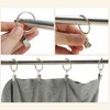 Unique Bargains Curtain Rings with Clips Iron for Hanging Curtains and Shower Curtain 10 Pcs - 4 of 4