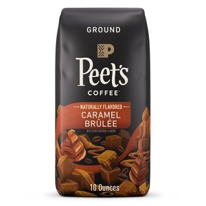 Peet's Coffee Caramel Brulee Light Roast Ground Coffee - 10oz - 1 of 4