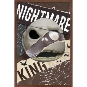 Trends International The Nightmare Before Christmas - Distorted Jack Framed Wall Poster Prints - 1 of 4