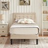 VECELO Twin/Full/Queen Size Upholstered Bed Frame Button Tufted Adjustable Headboard - image 4 of 4