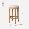 Maven Lane Eva Kitchen Counter Stool with Fabric Upholstery 26" - 2 of 4