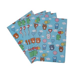 Unique Bargains Gift Wrap Paper Glossy Coated Paper 27.56x19.69" 5Pcs - 1 of 4