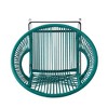 DSVIMOY Counter and Bar Stool Ferrara Outdoor Barstool Set with Faux Wicker Seat for Patio, Green, 36"*23.5"*21.5" - 4 of 4