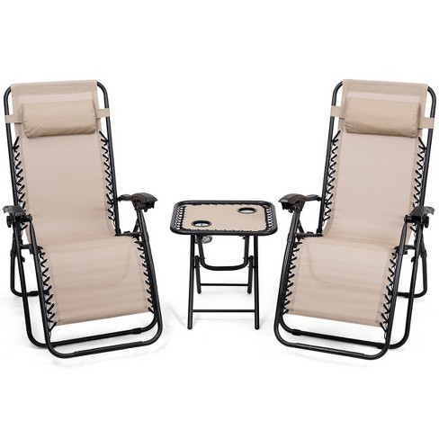 reclining 3pc costway rowell gymax lounger recliner arlmont stacking lowes casainc mainstays thespruce