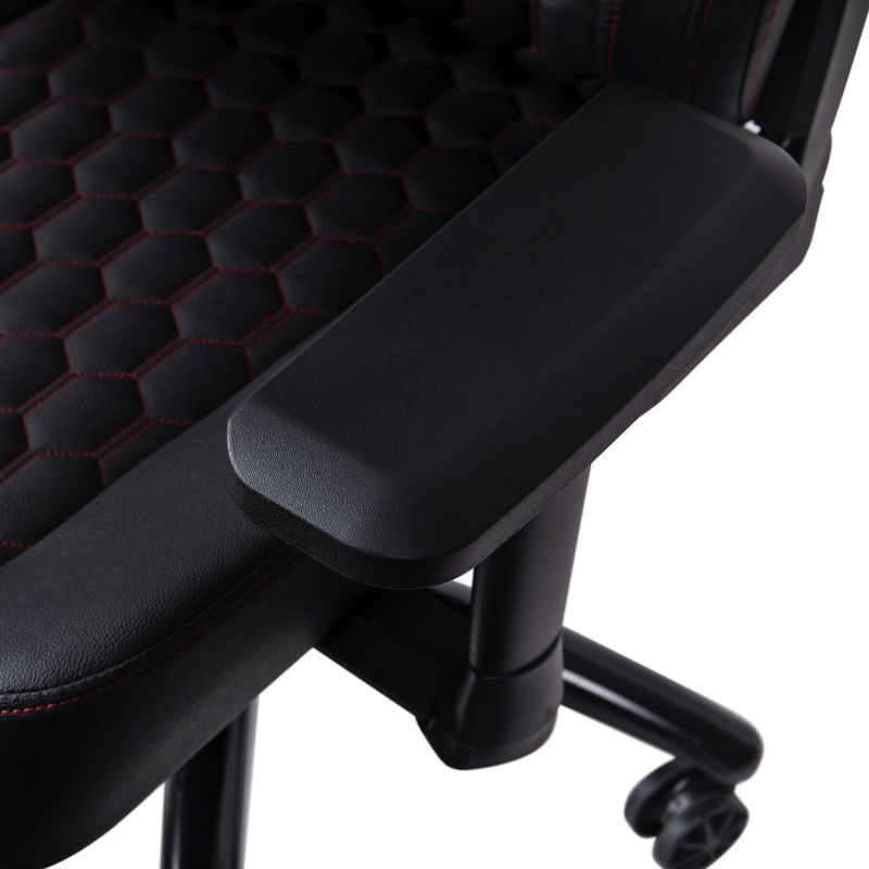 Flash Furniture Falco Ergonomic High Back Adjustable Gaming Chair with 4D Armrests, Headrest Pillow, and Adjustable Lumbar Support, 4 of 17