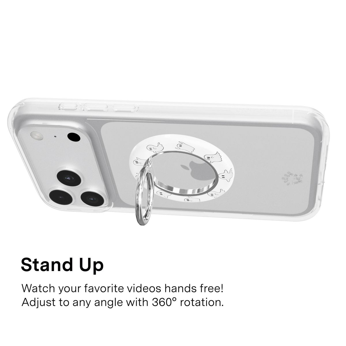 Velvet Caviar Magsafe Grip - Ghosted Clear - thumbnail 3