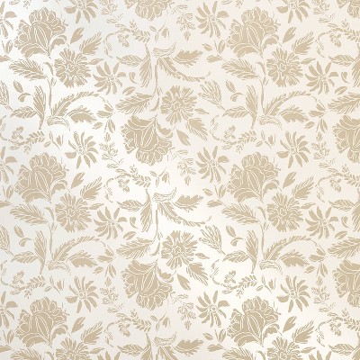 Floral Striped Peel and Stick Wallpaper - Thumbnail 3