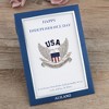 Anna-Kaci USA American Flag Shield with Bird Wings Silver Tone Brooch with Patriotic Gift Message Card & Envelope Jewelry Gifts - 3 of 4