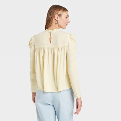 yellow blouses at target