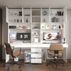 FUFU&GAGA Dual-Person Modern Workstation Spacious Office Desk - 2 of 4