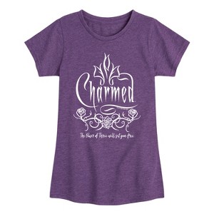 Girls' - Charmed - The Power of Three Will Set You Free Fitted Short Sleeve Graphic T-Shirt - 1 of 4