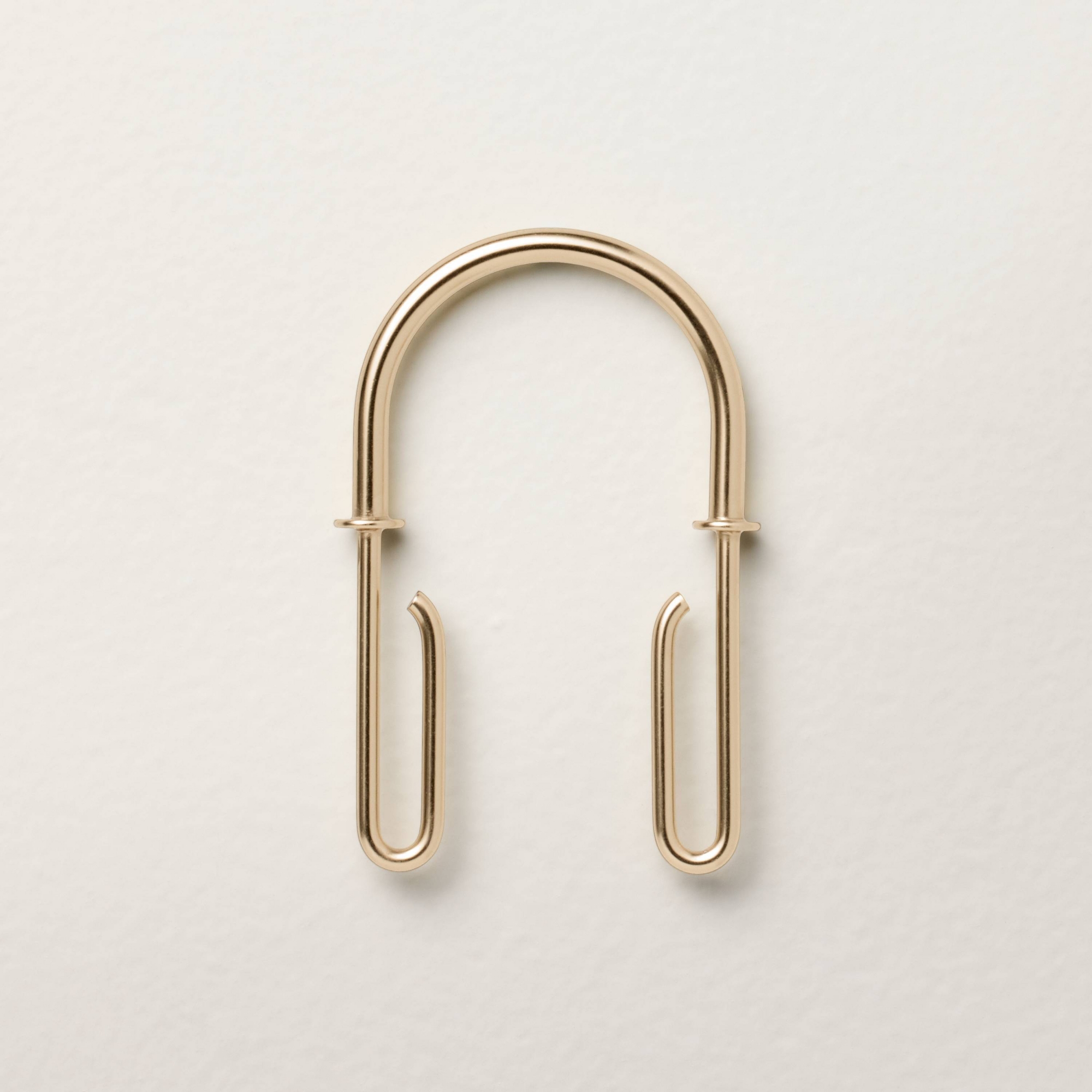 12pc Shower Curtain and Liner Hooks Brass - Hearth & Hand™ with Magnolia