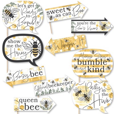 Big Dot Of Happiness Little Bumblebee - Bee Baby Shower Or Birthday Party  Giant Circle Confetti - Party Decorations - Large Confetti 27 Count : Target